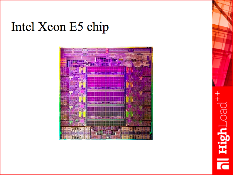 Intel Xeon E5 chip